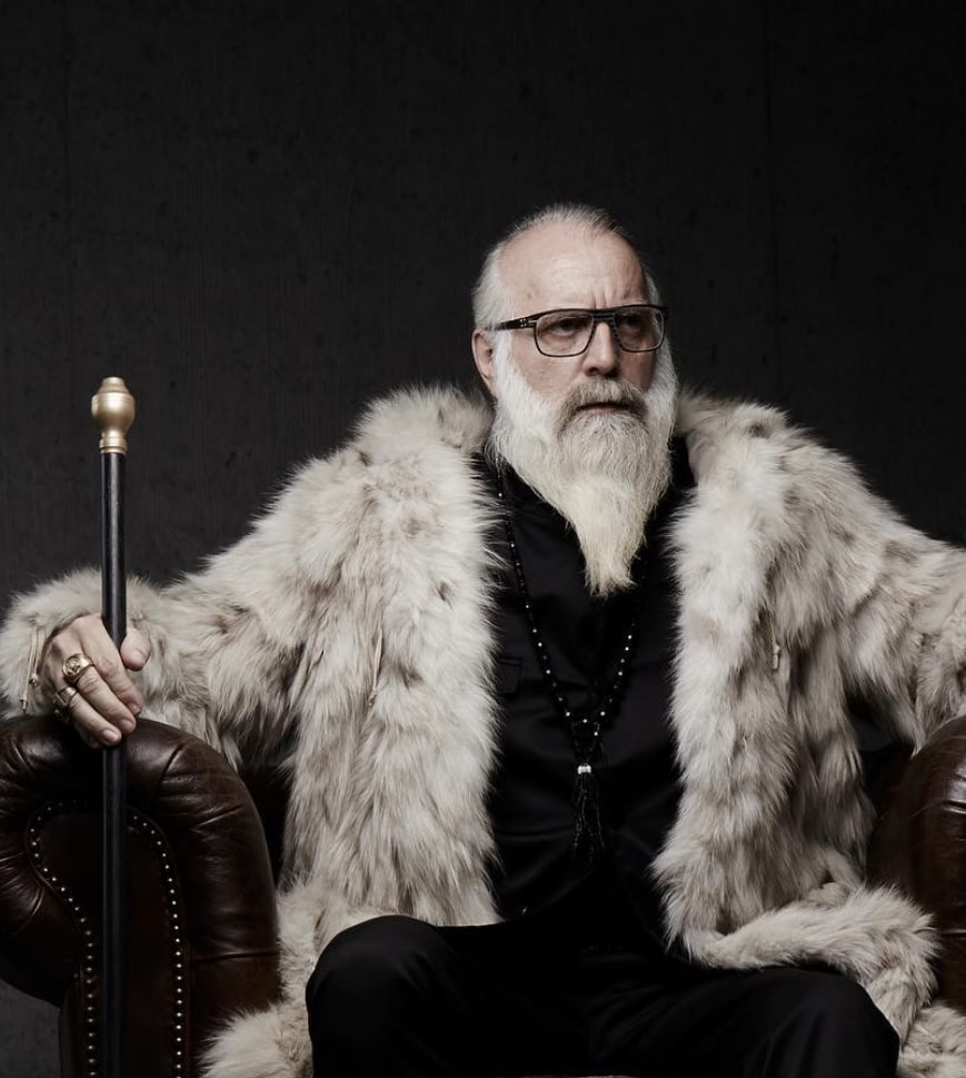 Blanc brillen en model